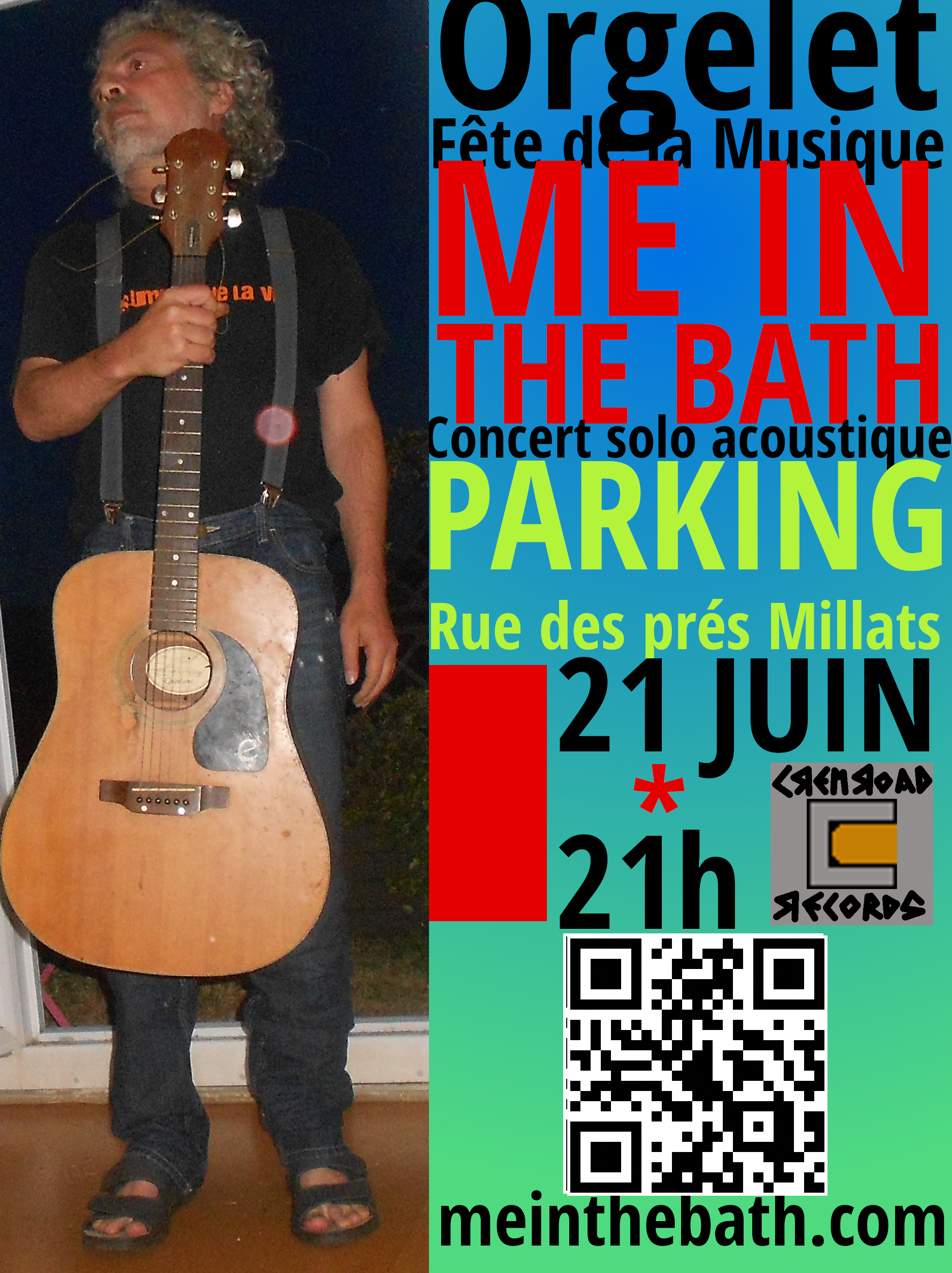 Me In The Bath en concert, 21 juin 21h, Parking rue des Prés Millats